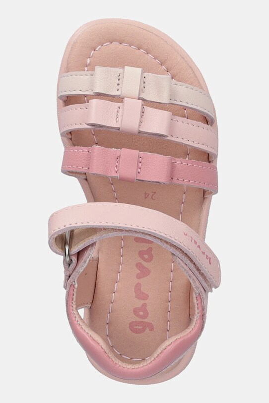 Παιδικά δερμάτινα σανδάλια Garvalin ροζ 252427.24.27