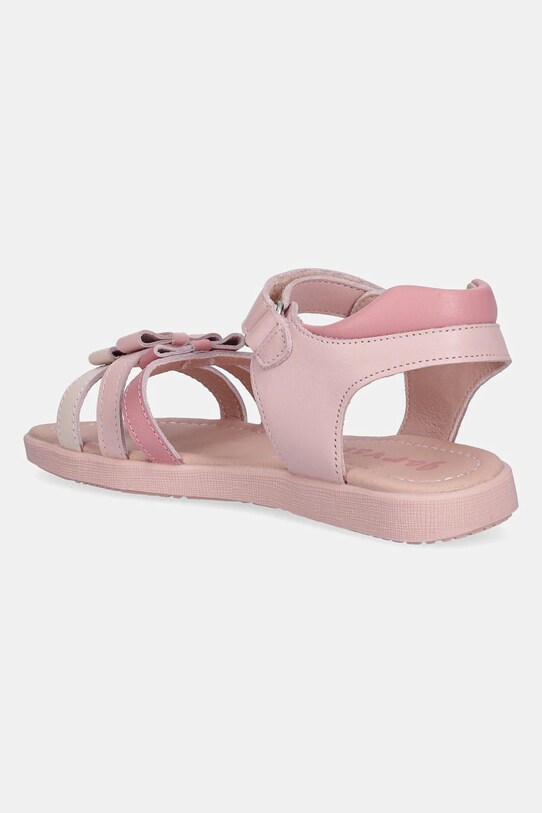 Fete Garvalin sandale din piele pentru copii 252427.28.34 roz