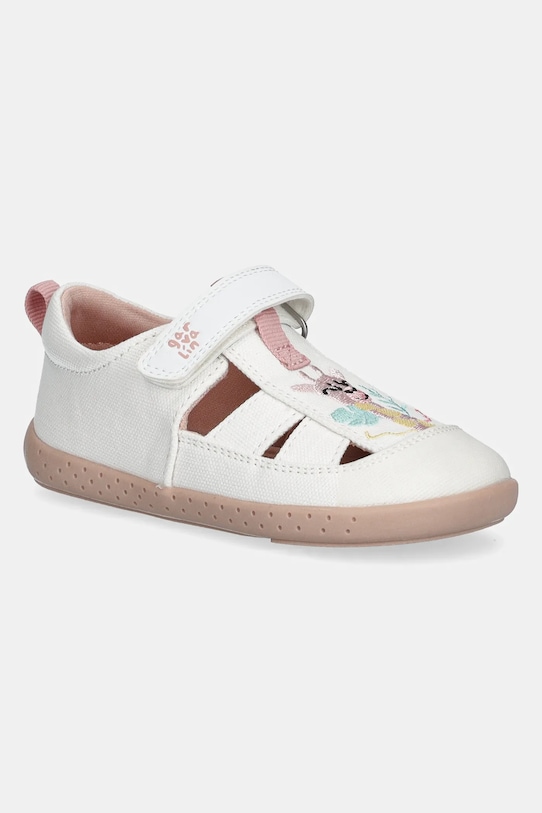 Detské tenisky Garvalin imitácia kože biela 252346.24.26