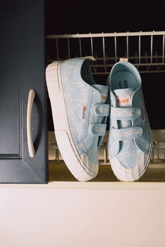 Tinycottons gyerek sportcipő BOWS SNEAKERS X SUPERGA SS25.904