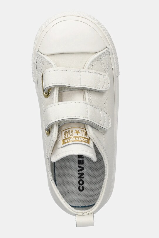 Converse gyerek bőr tornacipő Chuck Taylor All Star 2V fehér A13793C