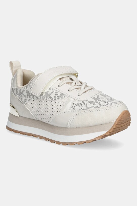 Michael Kors sneakers pentru copii BILLIE DORIAN PS textil bej MK01937250