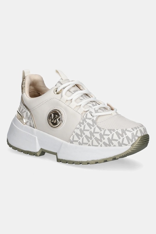 Michael Kors sneakersy dziecięce COSMO LOGO niska beżowy MK01348270