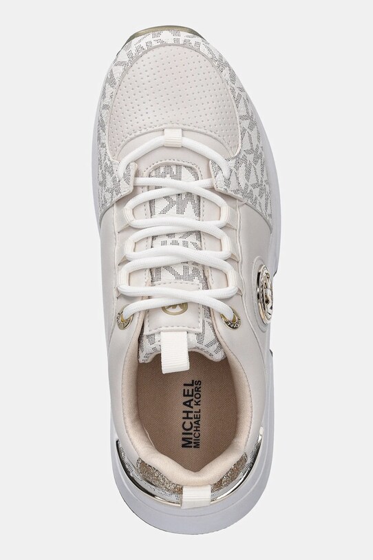 Michael Kors sneakersy dziecięce COSMO LOGO beżowy MK01348270