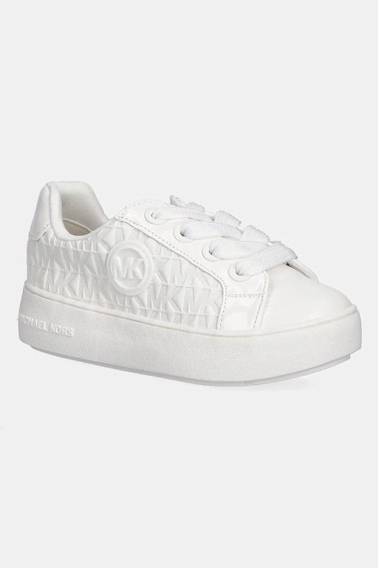 Michael Kors sneakers pentru copii JORDANA AUDREY mic de statură alb MK01329100