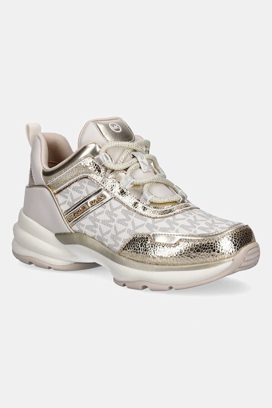 Michael Kors sneakersy OLYMPIA imitacja skóry licowej złoty MK01407270