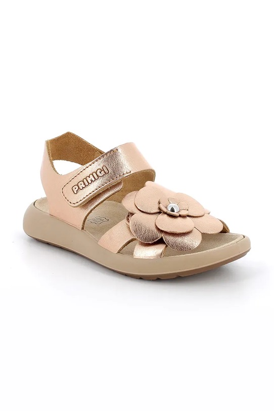 Detské kožené sandále Primigi semišová koža béžová 7898622.31.35