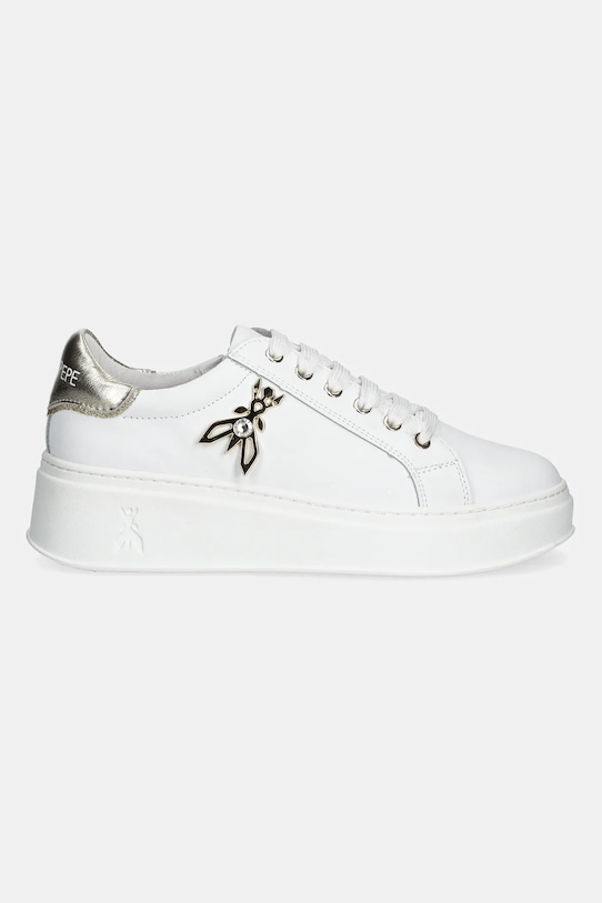 Patrizia Pepe Girl sneakersy skórzane PPJ303 biały SS25