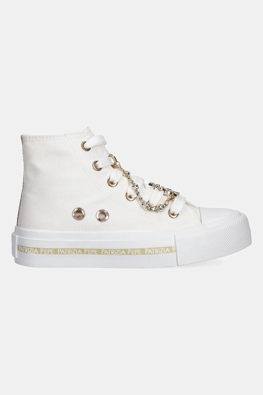 Кеды Patrizia Pepe Girl PPJ310.31.34 белый SS25