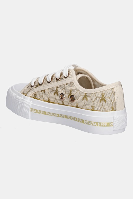 Obuwie Patrizia Pepe Girl tenisówki PPJ311.31.34 złoty
