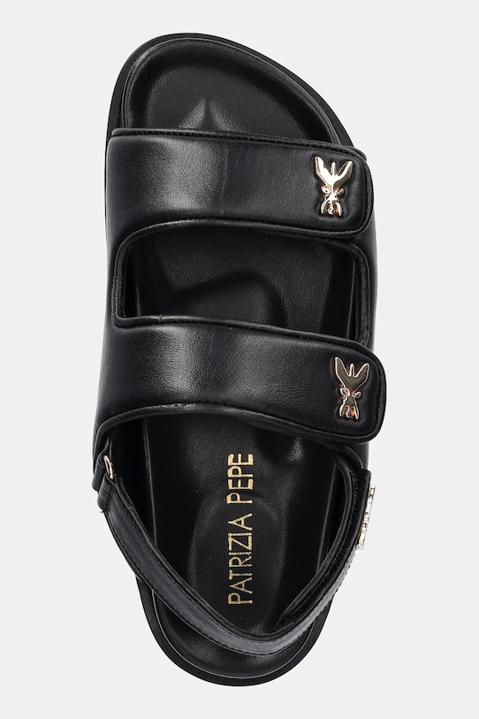 Patrizia Pepe Girl sandały skórzane czarny PPJ322