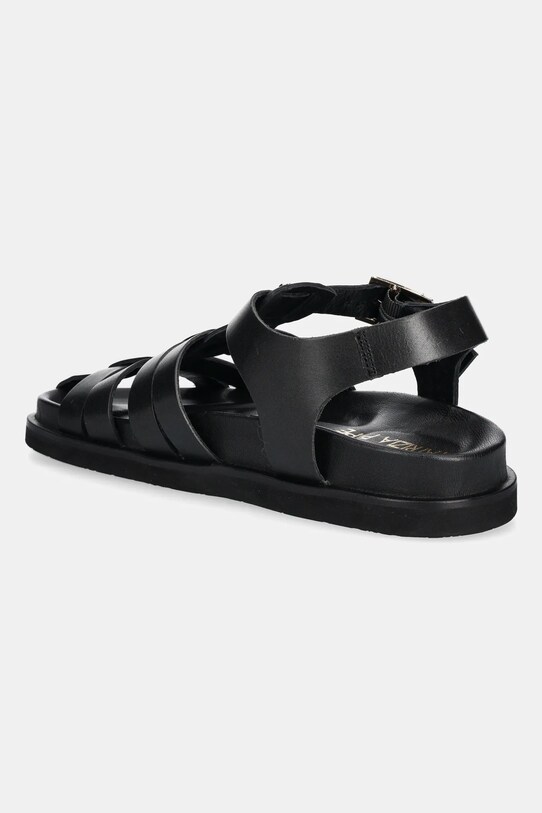 Dziewczynka Patrizia Pepe sandały skórzane dziecięce PPJ324 czarny