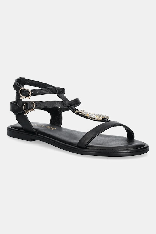 Patrizia Pepe Girl sandały skórzane czarny PPJ326