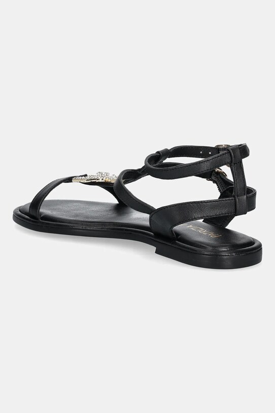 Obuwie Patrizia Pepe Girl sandały skórzane PPJ326 czarny