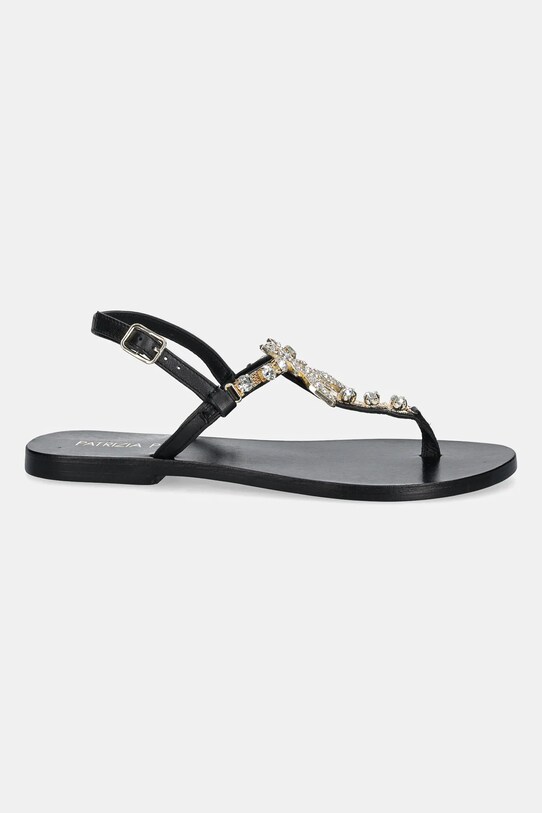 Dětské sandály Patrizia Pepe PPJ330 černá SS25
