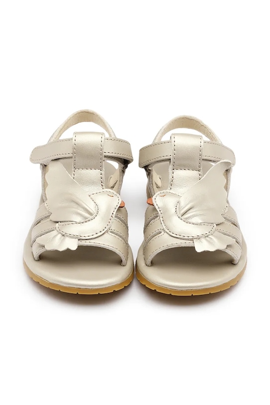 DÍVKA Kožené sandály Donsje Tiyola Sandals Dove 1503201 bílá