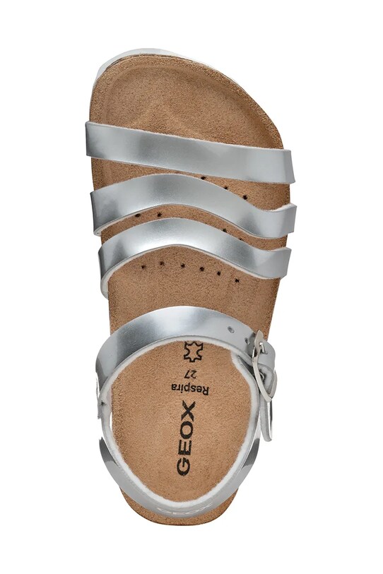 Geox sandały dziecięce ADRIEL J558MF.000KN.28.35 srebrny
