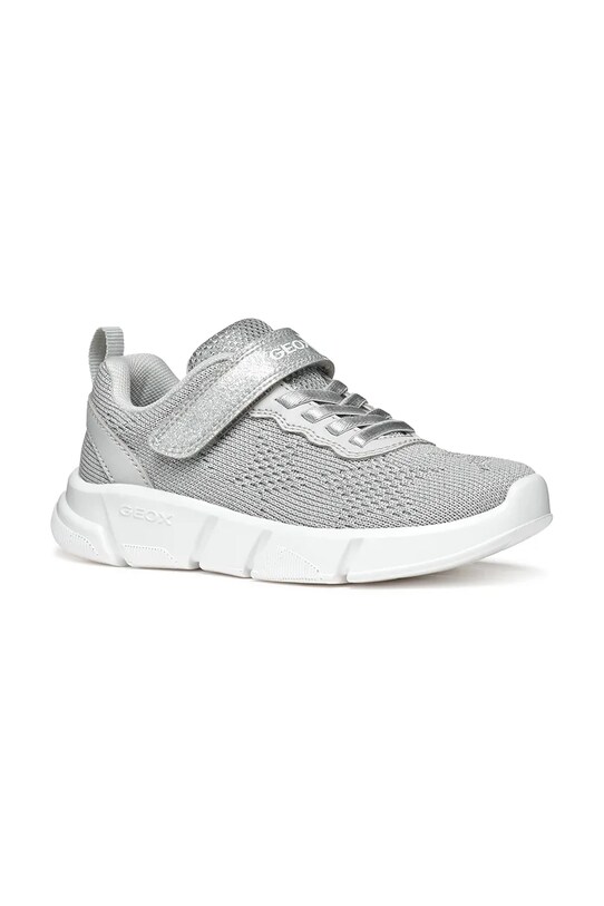 Geox sneakers pentru copii ARIL textil argintiu J55DLB.07QBC.28.35