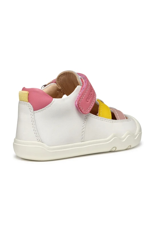 Fete Geox incaltaminte din piele pentru copii STEPPIEUP B5563A.00085 alb