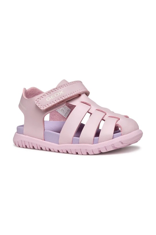 Geox sandale pentru copii FUSBETTO sintetic roz B556BA.000BC