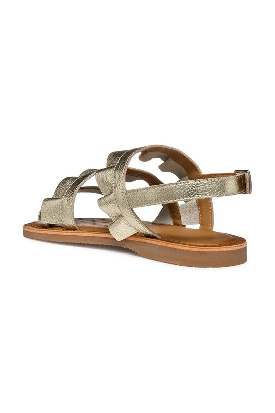 Geox sandale din piele pentru copii EOLIE aur J55BSB.00044.36.39