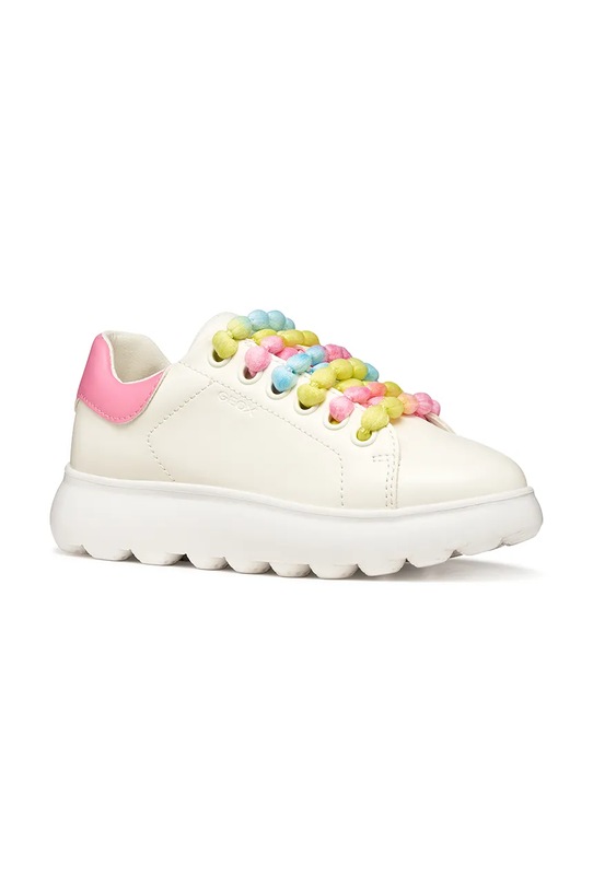 Geox sneakersy dziecięce PUFFYPOP imitacja skóry licowej biały J55MRA.000BC.36.39