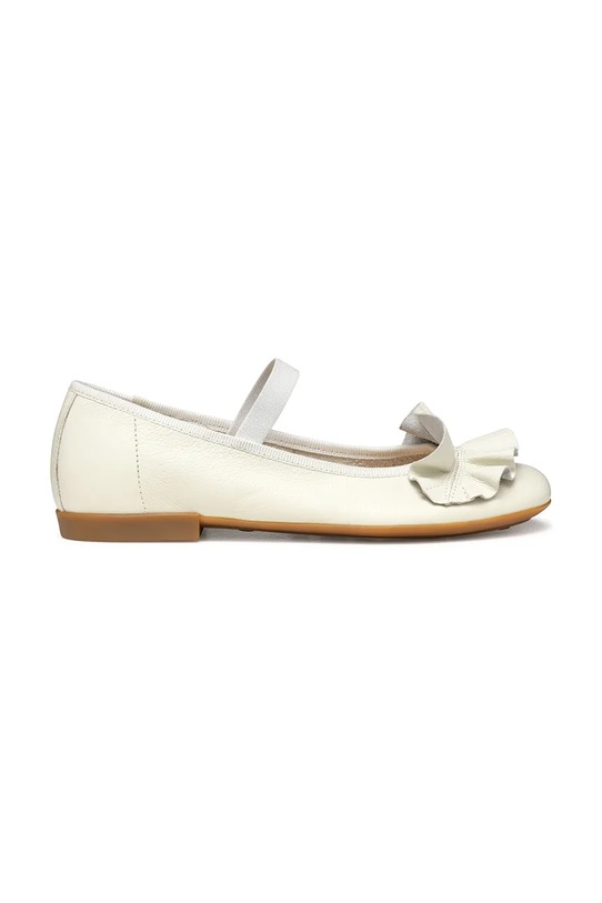 Geox gyerek balerina bőrből PLIE J5555A.00085.28.35 fehér SS25