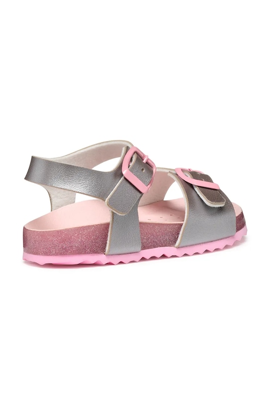 Dziewczynka Geox sandały dziecięce ADRIEL J558MI.000NF.36.39 srebrny