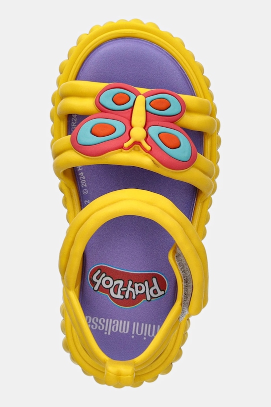 Melissa sandały dziecięce CREATE + PLAY DOH żółty M.35989