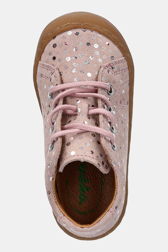 Παιδικά κλειστά παπούτσια σουέτ Froddo OLLIE S LACES ροζ G2130327.21.24