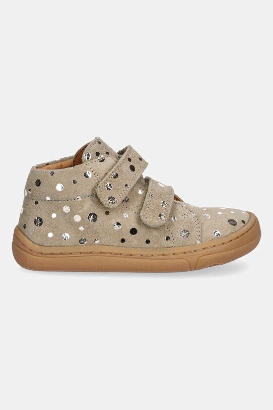 Froddo pantofi din piele intoarsa pentru copii BAREFOOT FIRST STEP G2130342.25.27 bej SS25