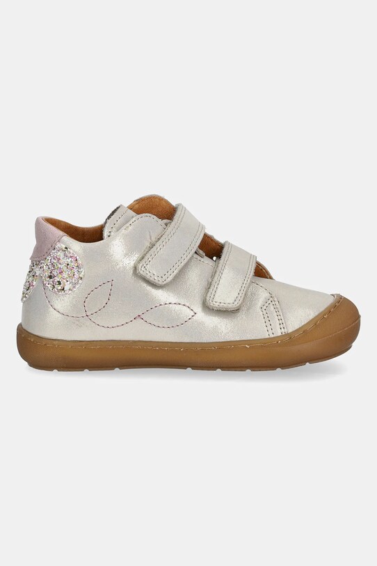 Δερμάτινα παιδικά κλειστά παπούτσια Froddo OLLIE S FLOWER G2130343.25.26 χρυσαφί SS25
