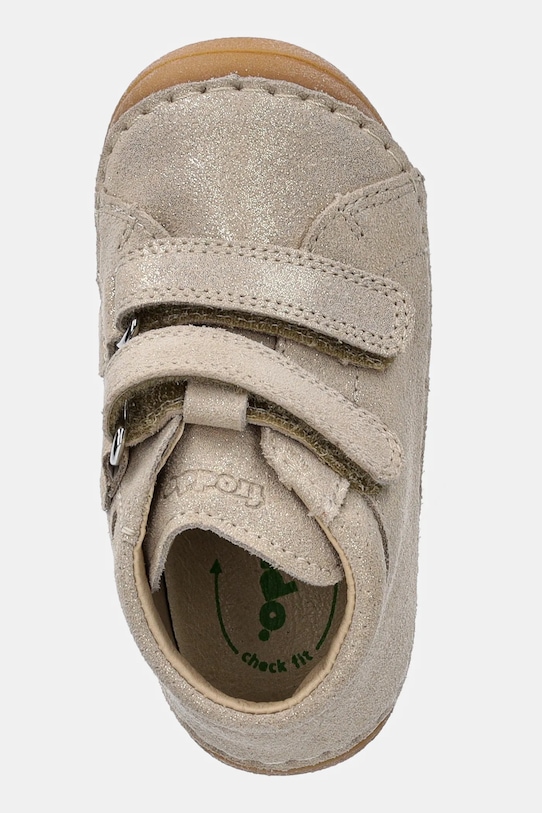 Froddo pantofi din piele întoarsă pentru copii PAIX UP aur G2130346.G.21.24