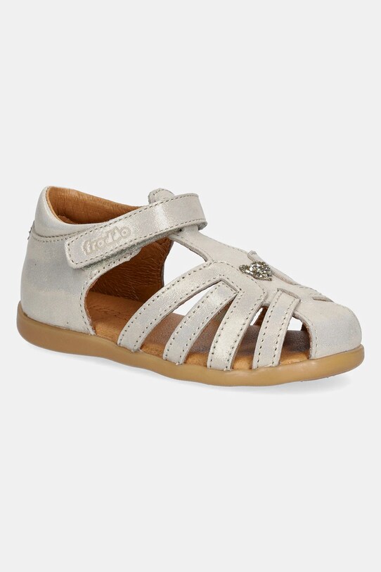 Froddo sandale din piele pentru copii DAISY Planet friendly bej G2150201.25.27