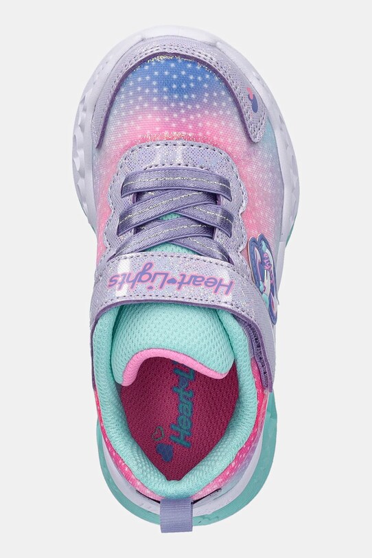 Detské tenisky Skechers FLUTTER HEART LIGHTS fialová 302315N