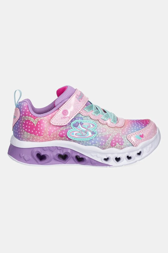 Skechers sneakers pentru copii FLUTTER HEART LIGHTS 302315L.PPYA roz SS25