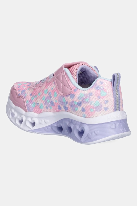 Fete Skechers sneakers pentru copii FLUTTER HEART LIGHTS 302691N roz