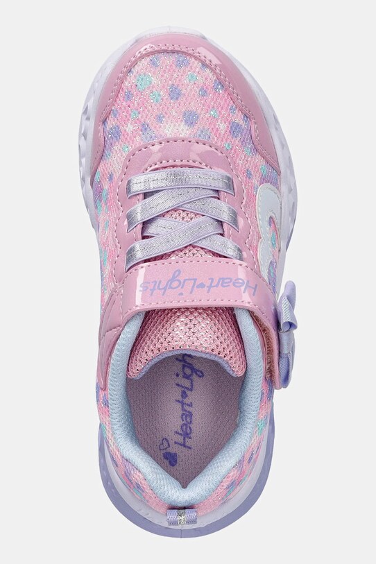 Skechers sneakers pentru copii FLUTTER HEART LIGHTS roz 302691N