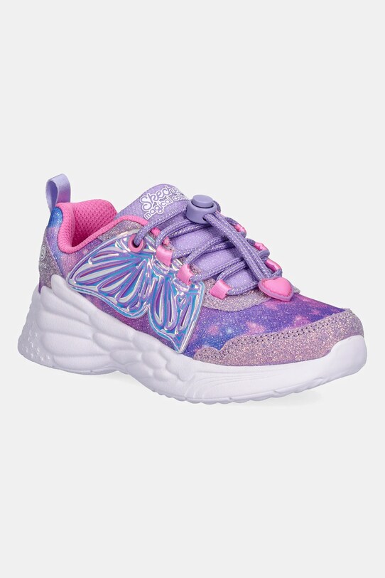 Skechers sneakers pentru copii DREAM RACER - WING BRITES textil violet 303055L