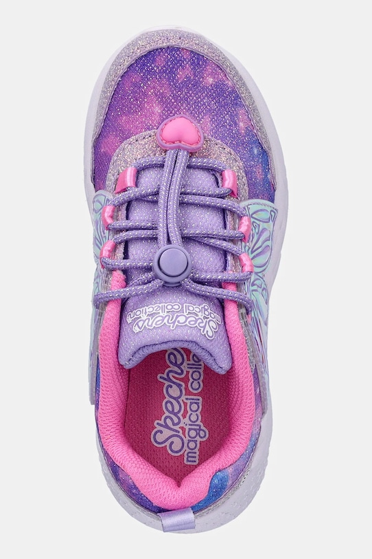 Skechers sneakersy dziecięce DREAM RACER - WING BRITES fioletowy 303055L