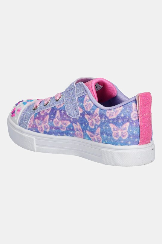 Dziewczynka Skechers tenisówki dziecięce TWINKLE SPARKS 314813N fioletowy