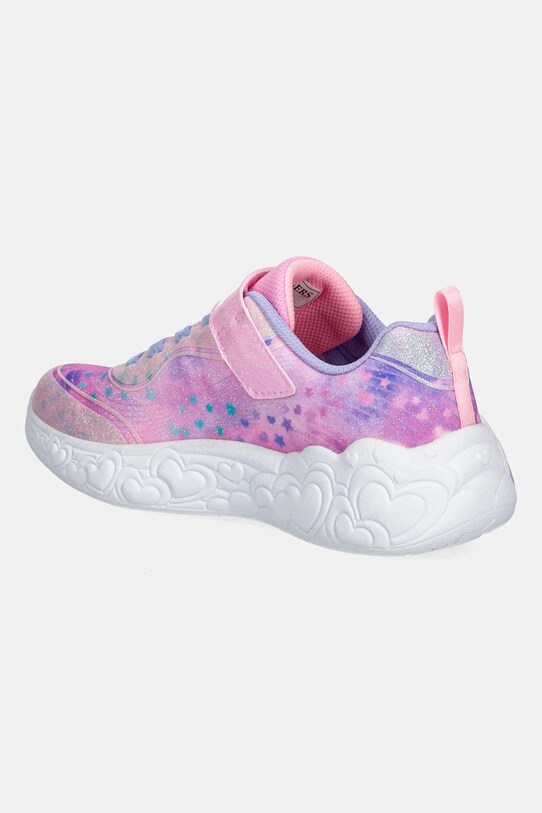 Dziewczynka Skechers sneakersy dziecięce ETERNAL HEART LIGHTS 302696L różowy