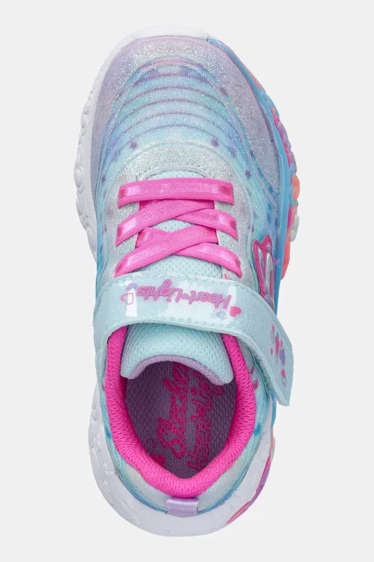 Dětské sneakers boty Skechers ETERNAL HEART LIGHTS tyrkysová 302696N