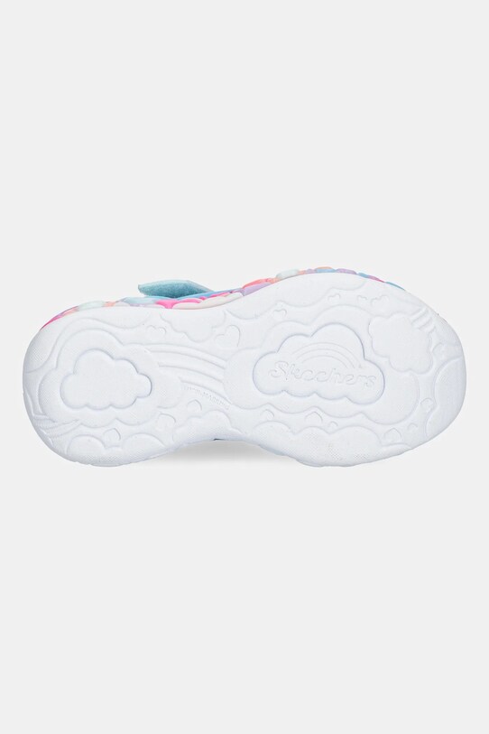 Detské tenisky Skechers ETERNAL HEART LIGHTS 302696N tyrkysová