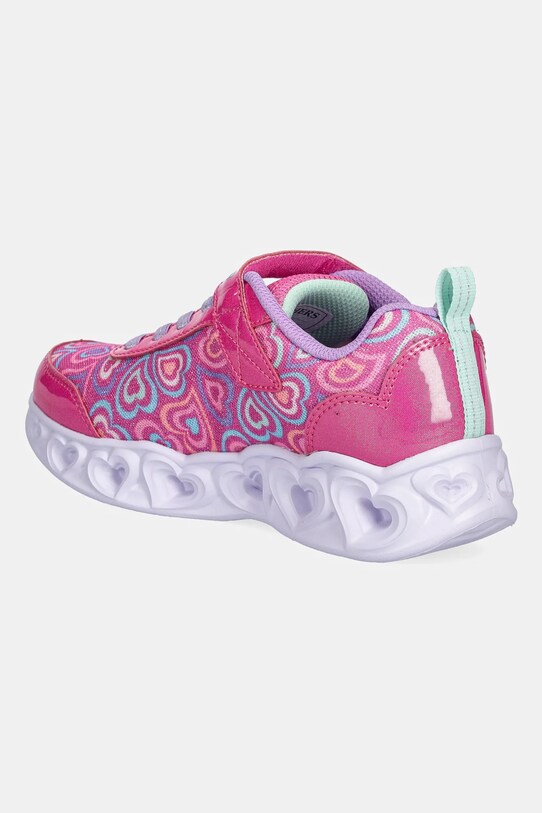 Dziewczynka Skechers sneakersy dziecięce HEART LIGHTS 303257L różowy
