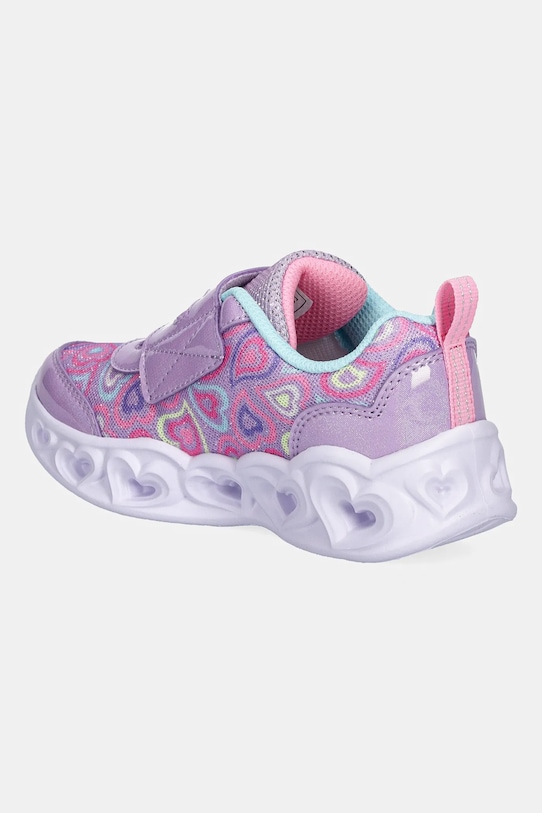 Lány Skechers gyerek sportcipő S LIGHTS HEART LIGHTS 303258N lila