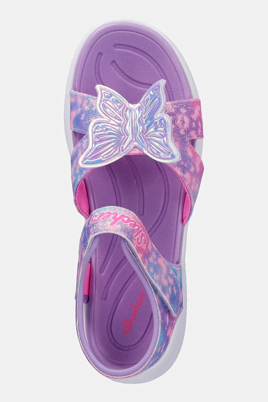 Skechers sandały dziecięce S LIGHTS-JUMPSTERS SANDAL-BU fioletowy 303109L