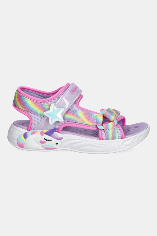Dětské sandály Skechers UNICORN DREAMS SANDAL- DREAMY 303107L fialová SS25