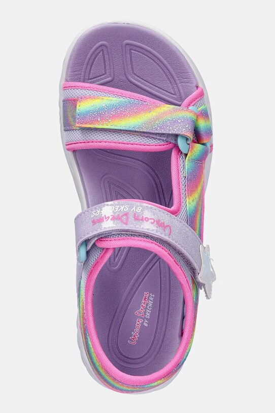 Detské sandále Skechers UNICORN DREAMS SANDAL- DREAMY fialová 303107L