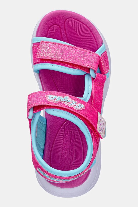 Skechers sandały dziecięce SOLA GLOW SANDAL różowy 303024L